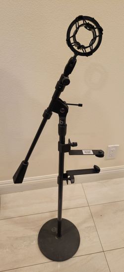 Atlas Sound Microphone Stand with Boom Arm and counter weight with Shock Mount