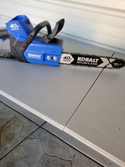 Kobalt store chainsaw review