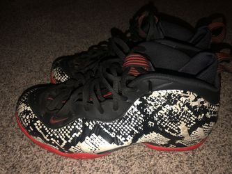Nike Foamposite Albino Snake Skin