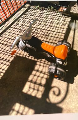 Kids Tricycle Orange and Black
