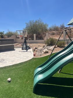 Irrigation/pavers/travertine/turf