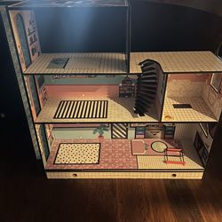 LOL Surprise OMG Real Wood Doll House  no furniture. No dolls. Just the house.