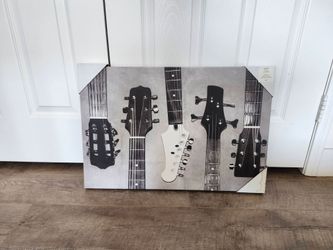 Guitar Wall Canvas for bedroom living room