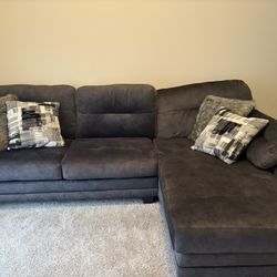 Dark Gray Sectional Sofa 