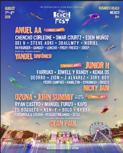 Baja Beach Fest VIP SATURDAY