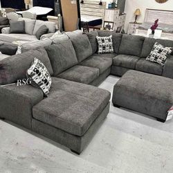 U SHAPED SECTIONAL COUCH SAME DAY DELIVERY By ASHLEY
