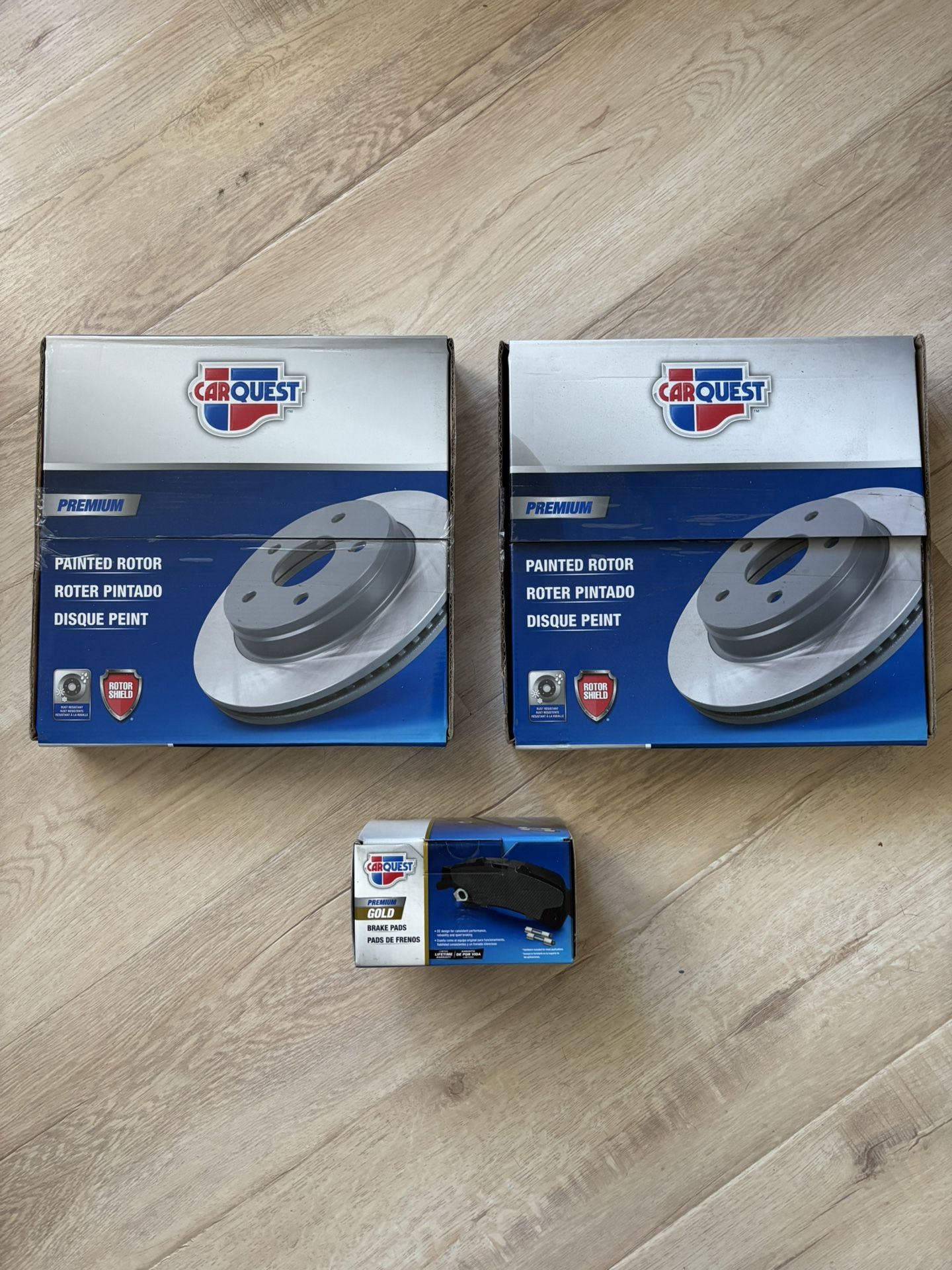 Carquest painted Rotors and Brake Pads for 2007-2015 Mini Cooper