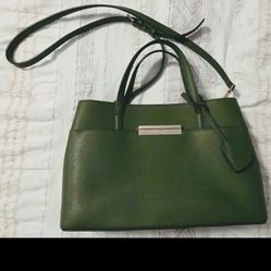 Kate Space Olive Green Cross Body Purse 