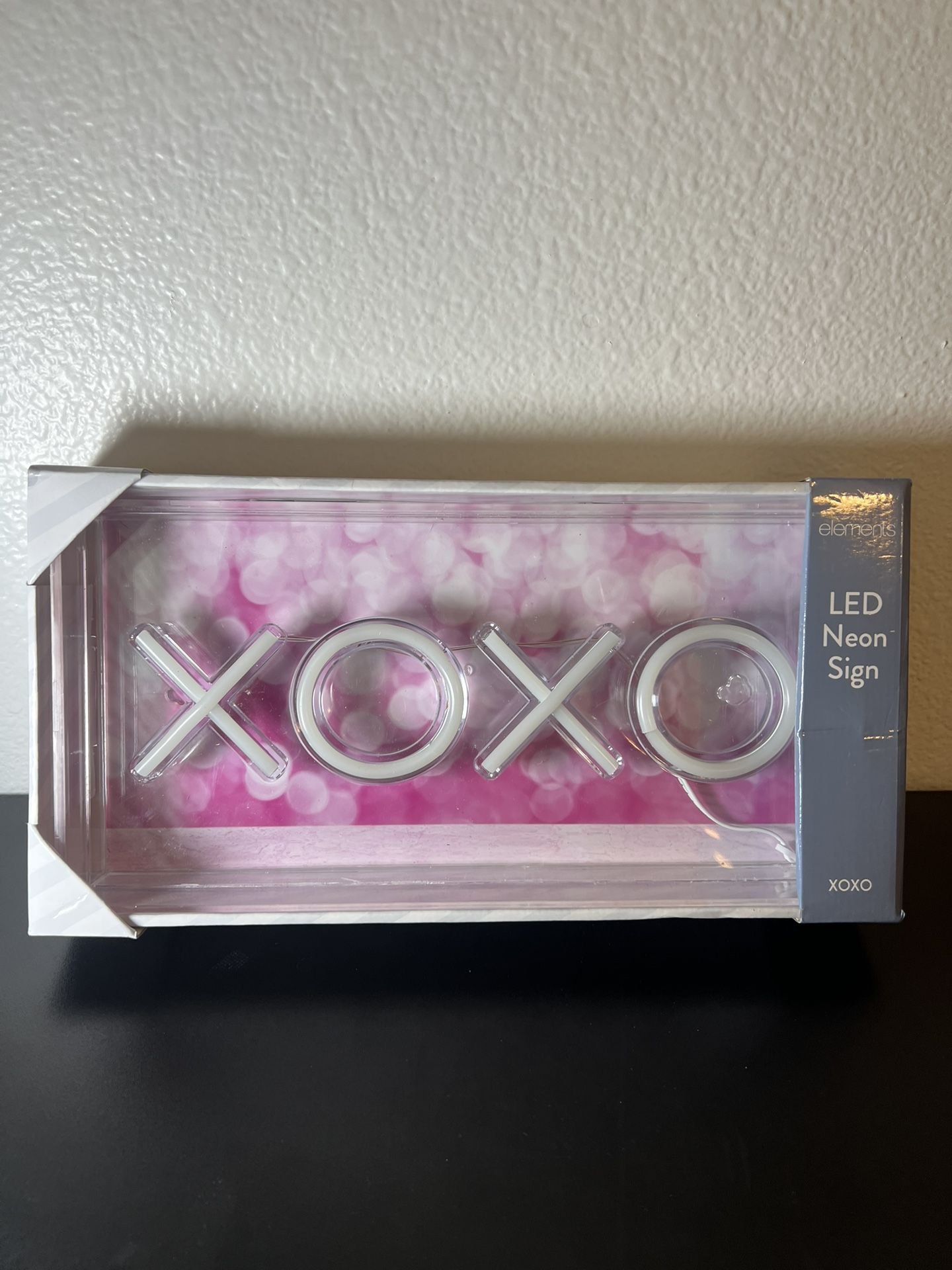 XOXO Pink Neon Sign