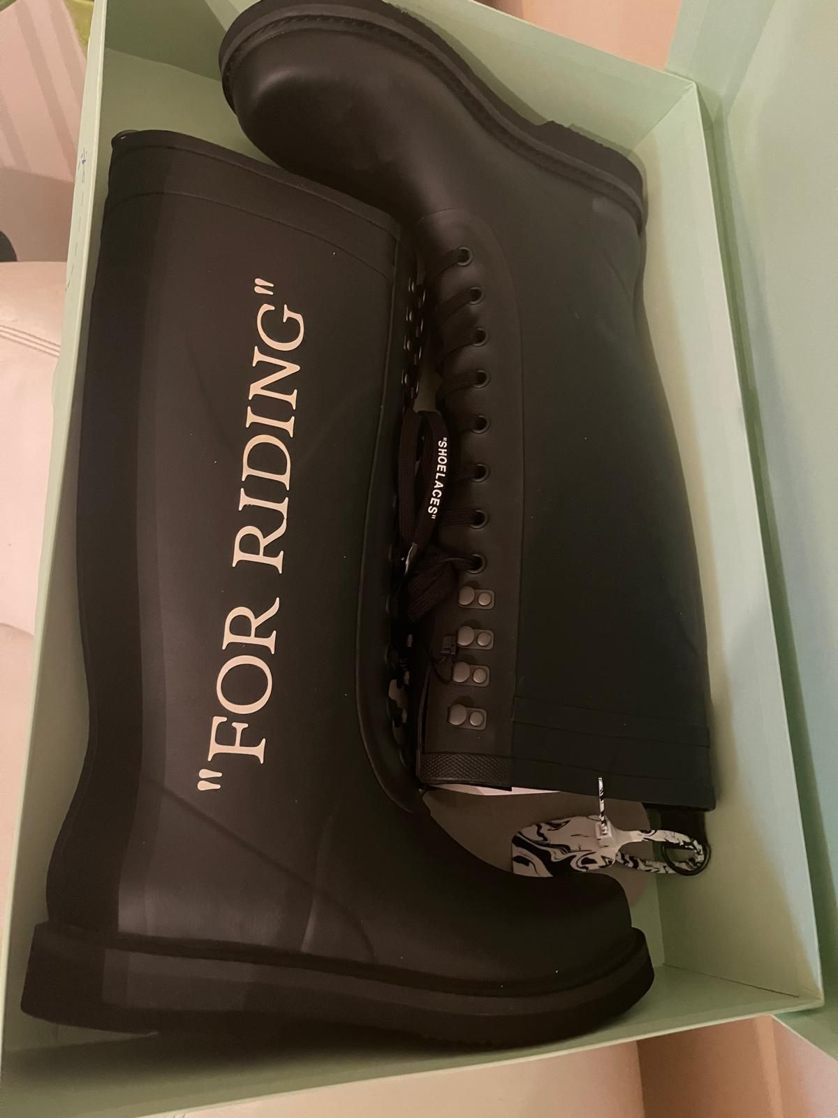 Designer Riding Boots by Off-White