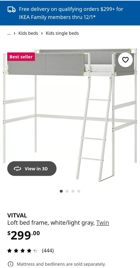 Ikea twin loft bed