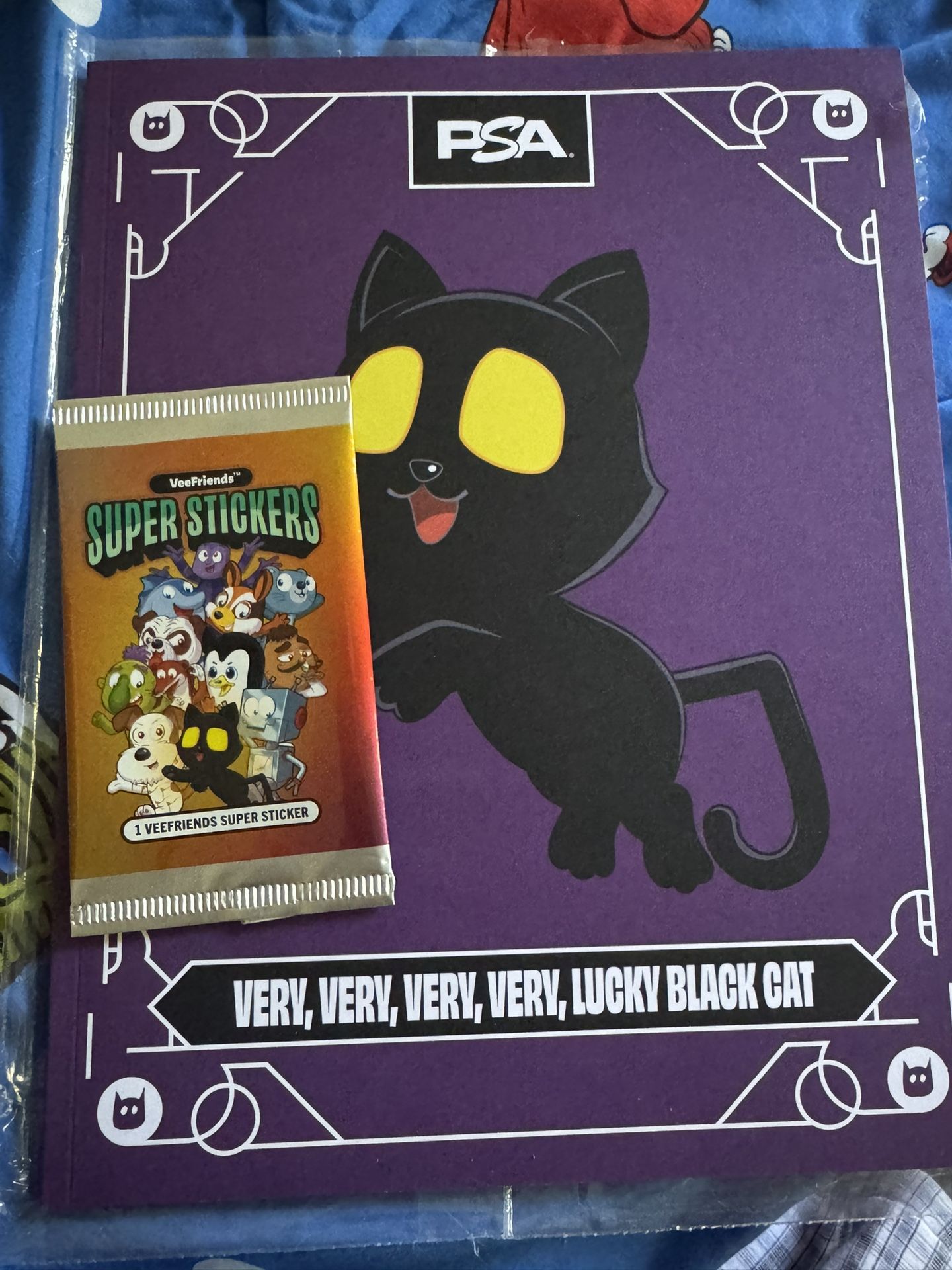 PSA Veefriends Magazine And Sealed Super Stickers