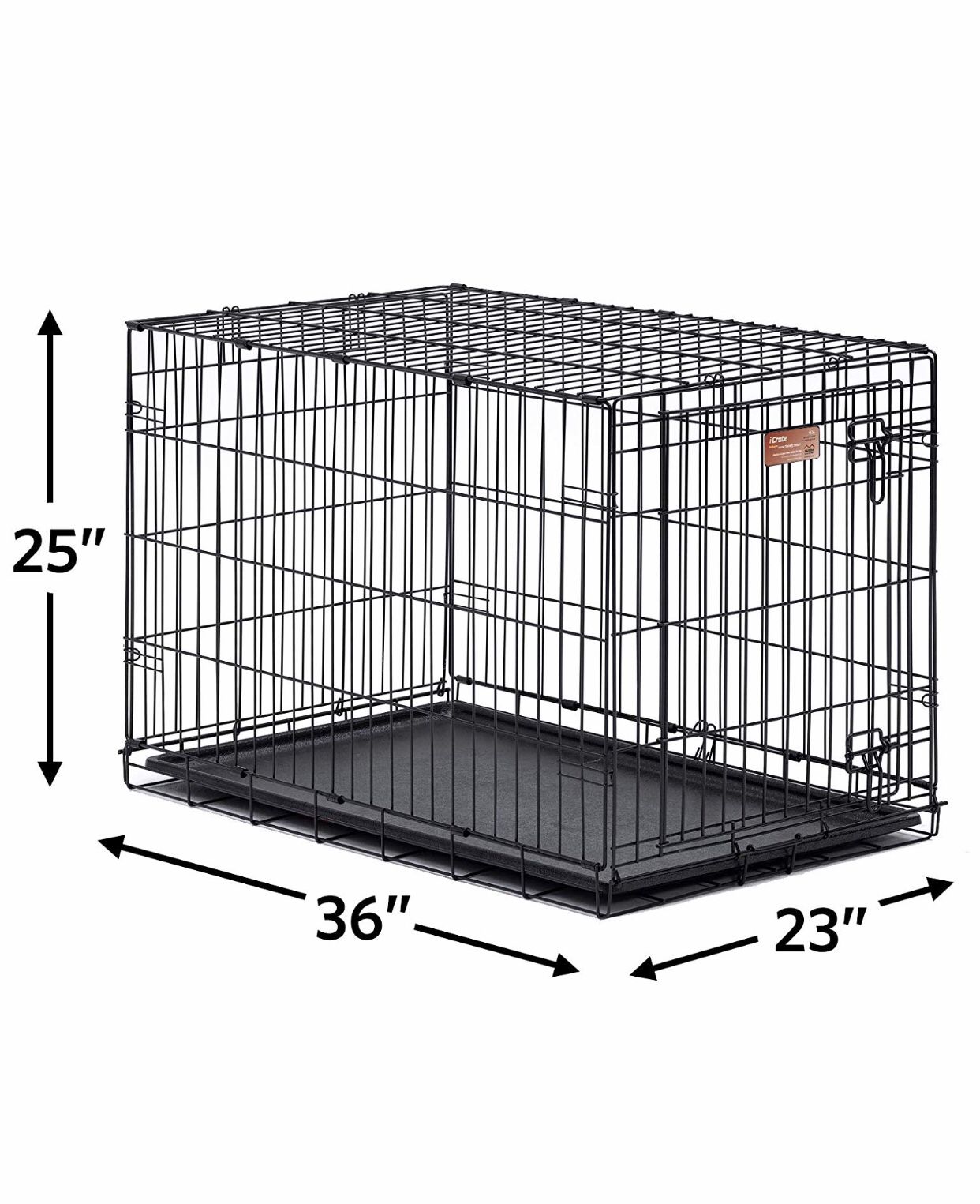 Intermediate 36” - 1 door wire pet cage