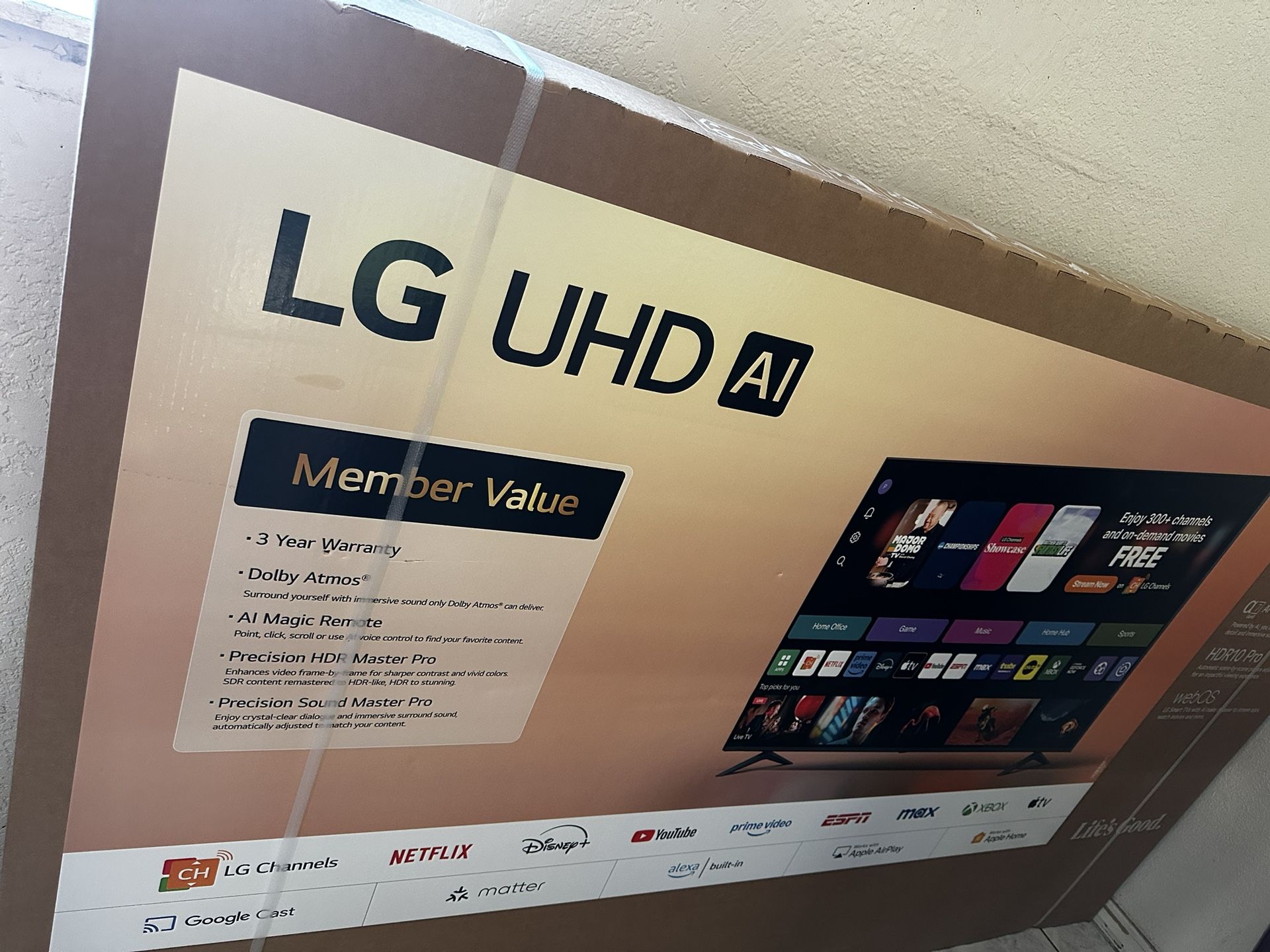 LG UHD AI UA77 75 Inch Smart Tv