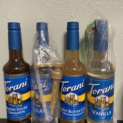 Torani Sugar Free Syrup 4 Pack 