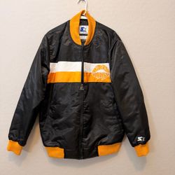 DIRTY HONEY band cant find the brakes tour merch stand exclusive Starter Satin Bomber Jacket sz L