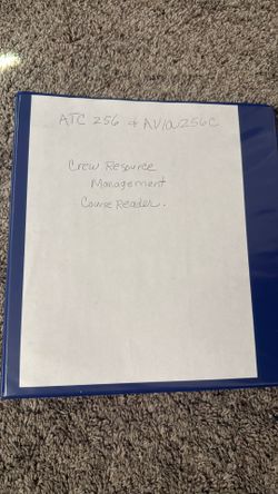 crew resource management course reader