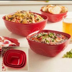 3 tazones Marbella para servir. Princess House 🌻$85 🌻