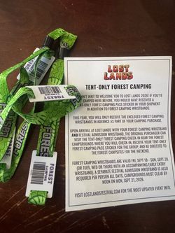 Lost lands forest camping