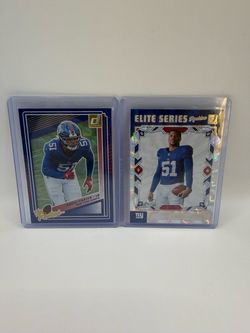 2025 Donruss Football Abdul Carter New York Giants 2-Card Rookie Lot