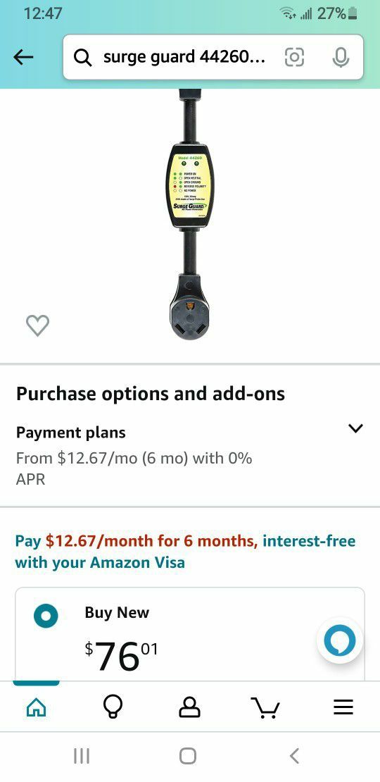 RV SURGE PROTECTOR 