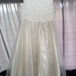 Champagne Color Flower Girl Dress