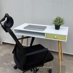 Desk and chair