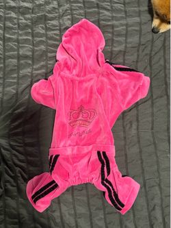 Pink dog jumpsuit