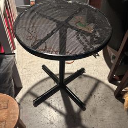 Table Black Sturdy Material