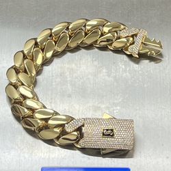 213 grams heavy handmade Miami Cuban Links bracelet✅✅