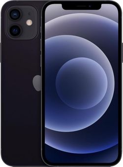 Apple iPhone 12 64GB Black Unlocked Renewed