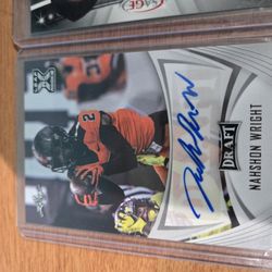 NFL Lot Of 4 Cards Autos 
