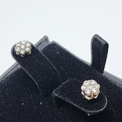 Diamond In White Gold 14k Stud Earrings 