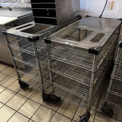 Nsf Stainless Steel Food Cart