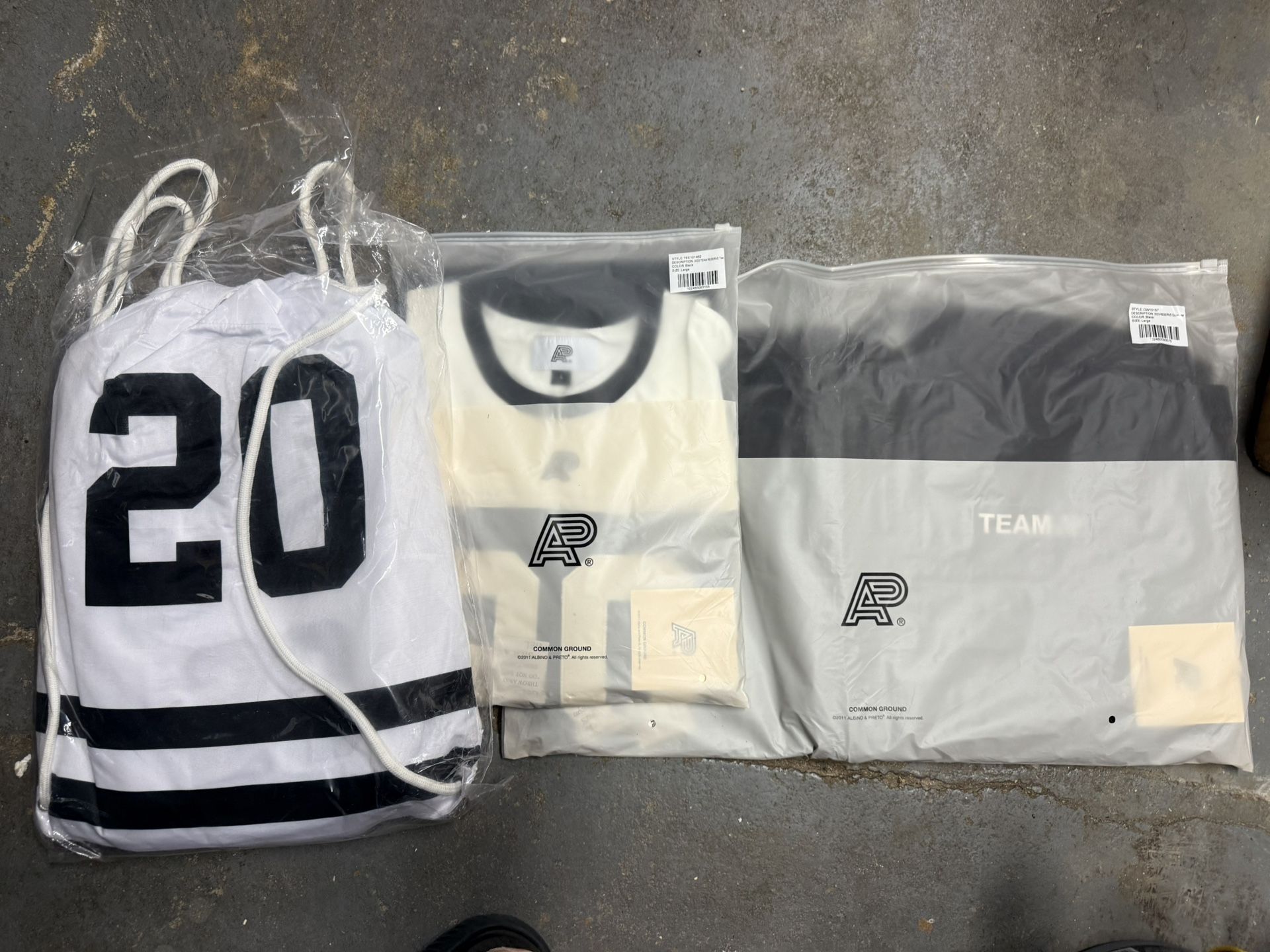 Albino and Preto (AP) BJJ Reserve Set Gi, Jacket And Shirt