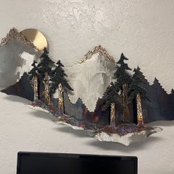 This Is an Art Work Out Of Metal. It Was Purchased In Seattle  Washington 