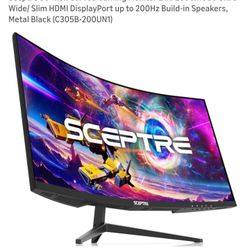 Used Sceptre 30in 200hz Curved Gaming Monitor