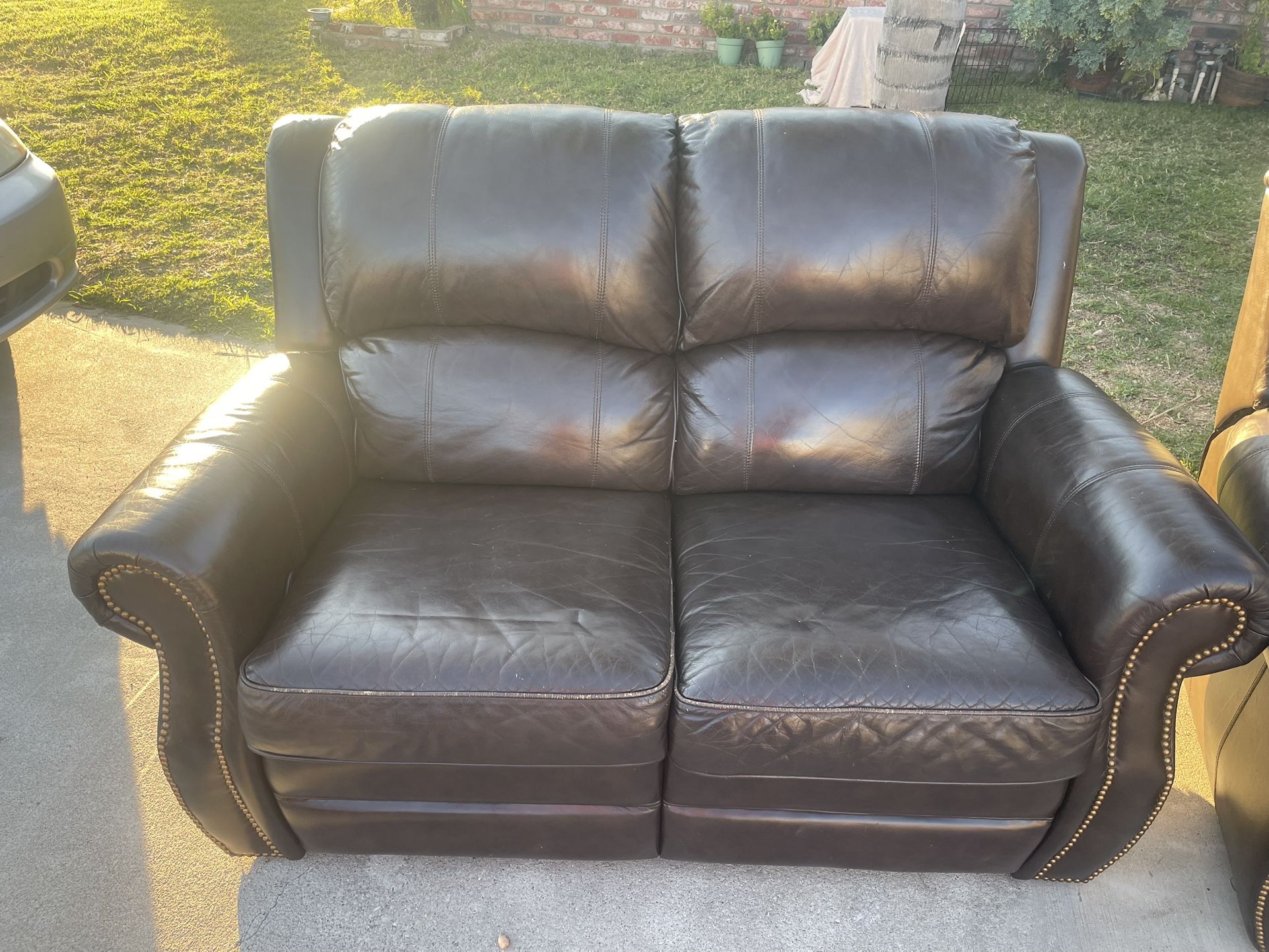 Authentic Leather Sofas.