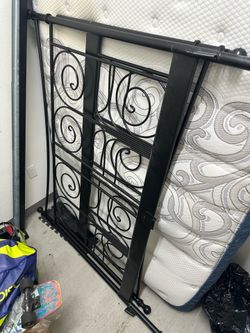Queen Bed Frame & Matress