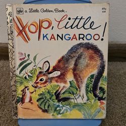 A Little Golden Book 1965 Hop, little Kangaroo