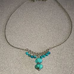 Silver Turquoise Necklace