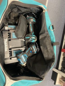 Makita Drill/impact/ Dual Charger 