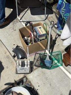 Fish supplies lot