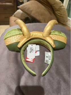 Disney Parks Marvel Loki Mickey/Minnie Ears Headband