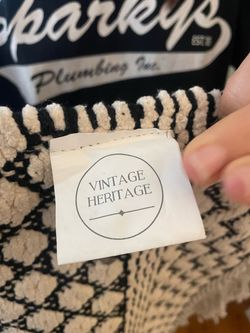 Vintage Heritage Black and White Knit Sweater