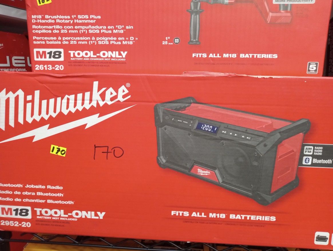 Milwaukee New M18 Bluetooth Tool Only