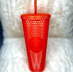 Starbucks Studded Orange Pearl Halloween