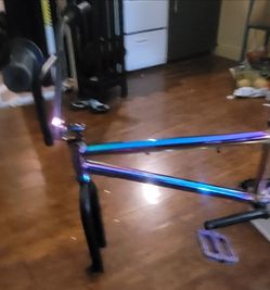 BMX Bike Frame Oil Slick Finish$70