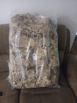 Mountain land.Rolling duffel bag