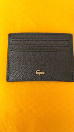 New Authentic Lacoste Men’s credit Card holder/wallet